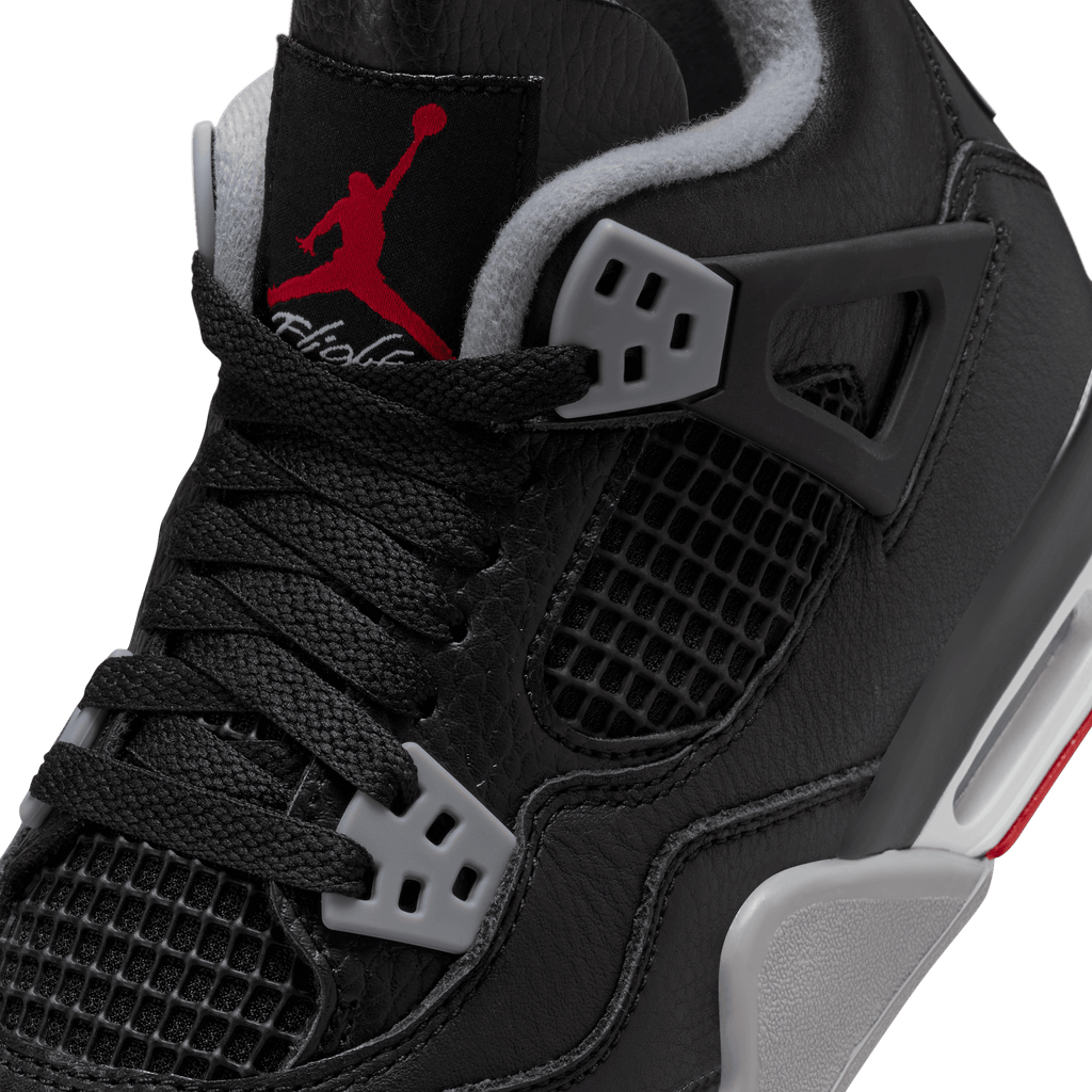 Big Kids' Air Jordan 4 Retro "Bred Reimagined"