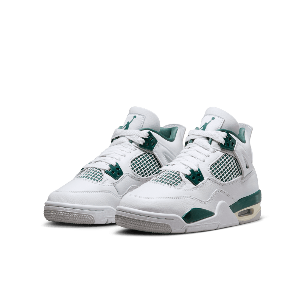 Big Kids' Air Jordan 4 Retro "Oxidized Green"