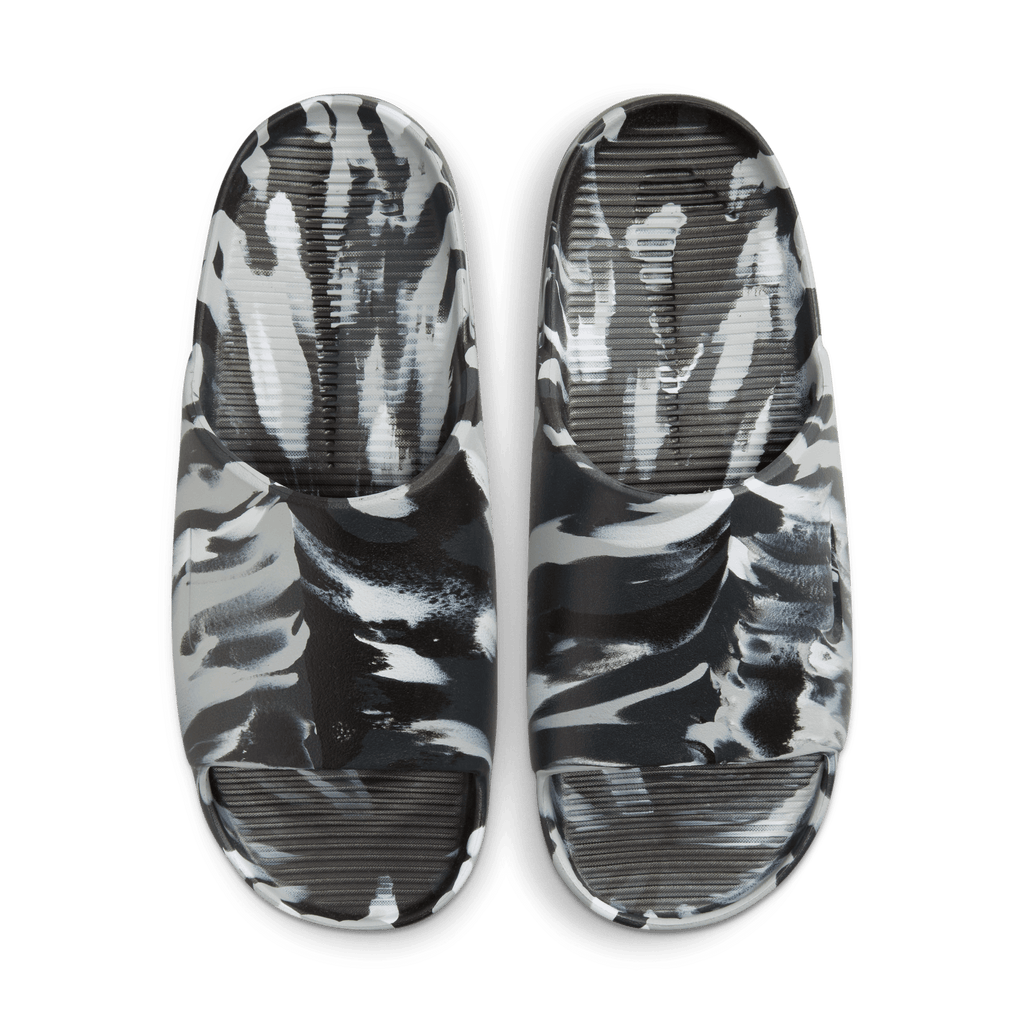 Men's Nike Calm Slide SE "Marble Black Grey"