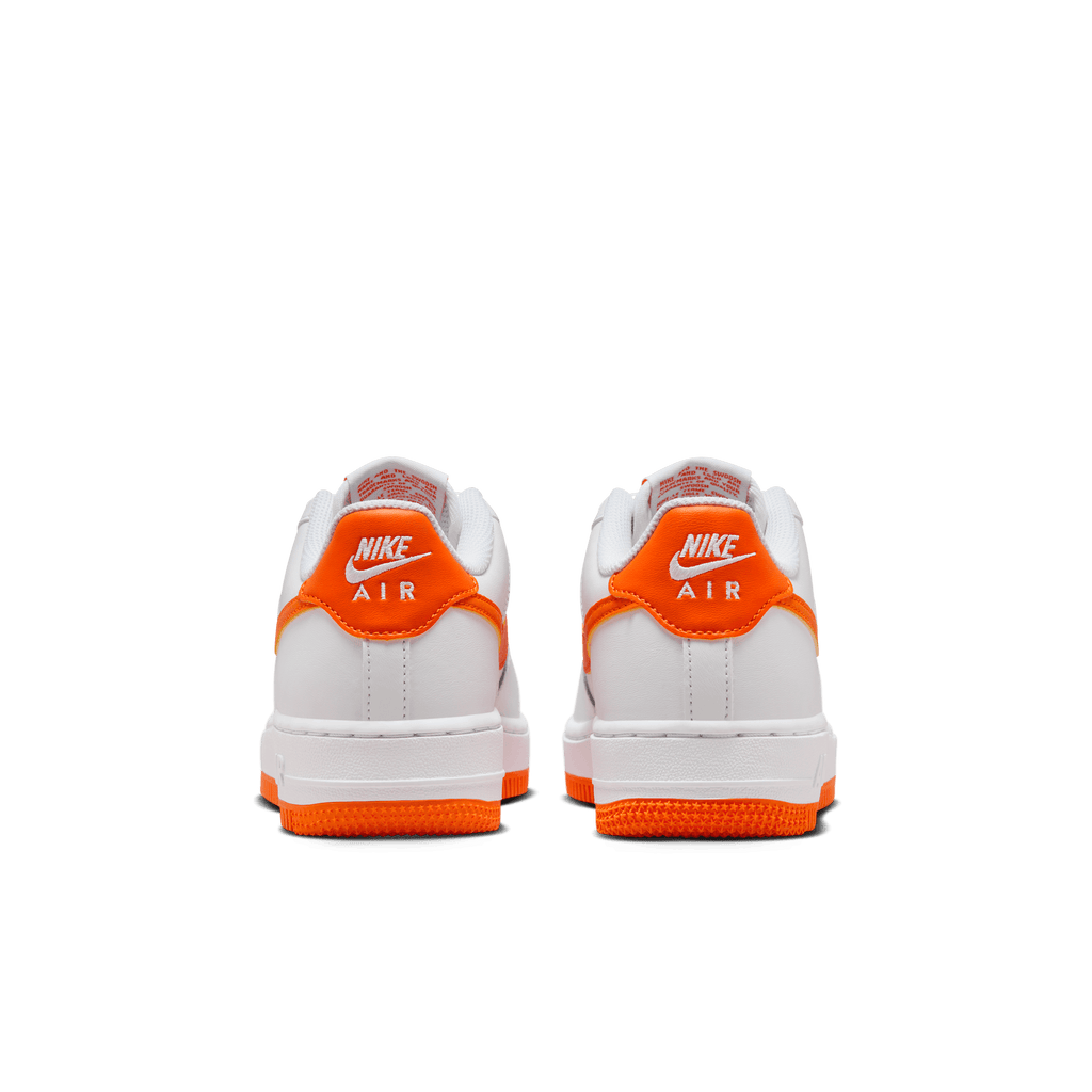 Big Kids' Nike Air Force 1 "White Safety Orange"