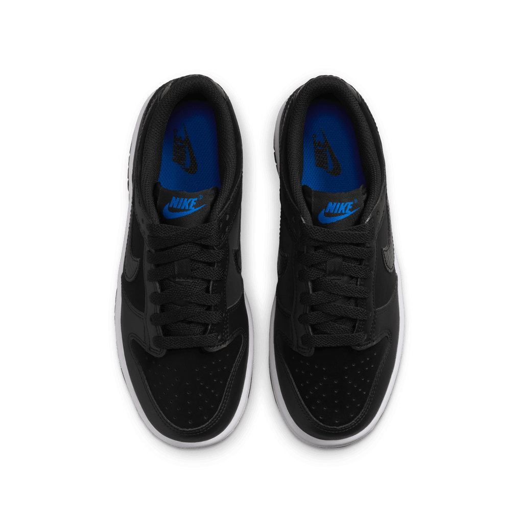 Big Kids' Nike Dunk Low SE "Black Croc Swoosh"