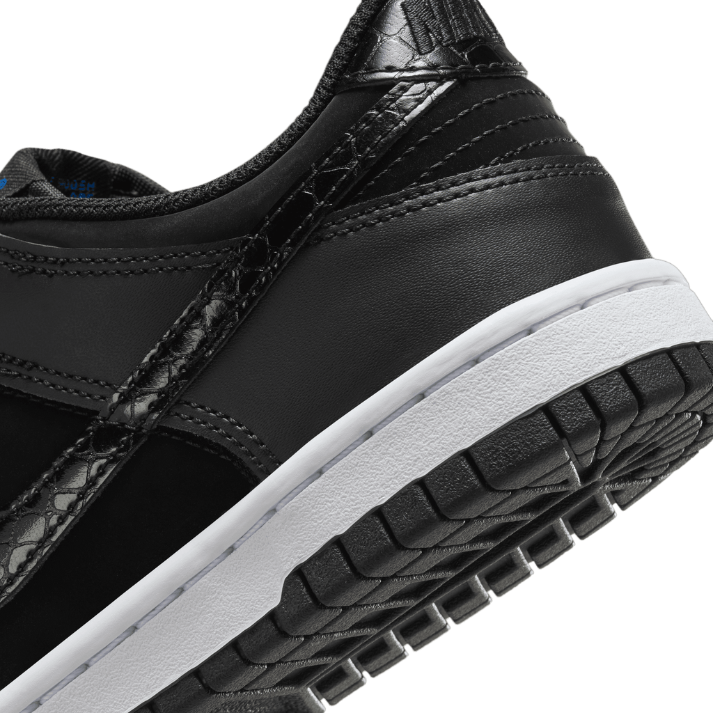 Big Kids' Nike Dunk Low SE "Black Croc Swoosh"