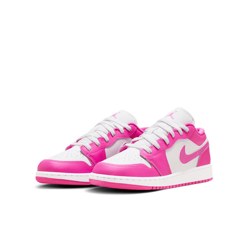 Big Kids' Air Jordan 1 Low "Fire Pink"