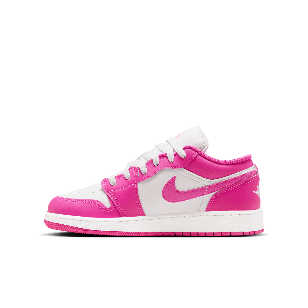 Big Kids' Air Jordan 1 Low "Fire Pink"