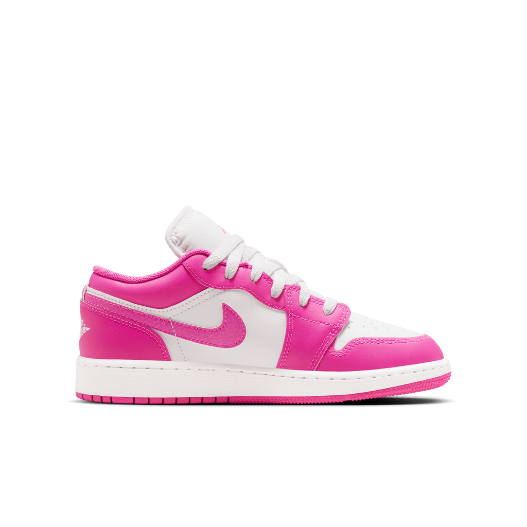 Big Kids' Air Jordan 1 Low "Fire Pink"