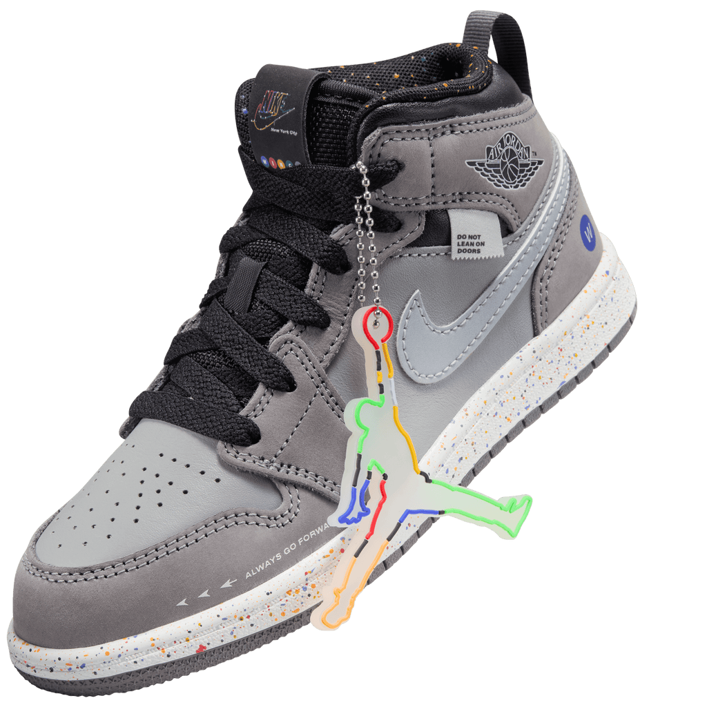 Little Kids' Jordan 1 Mid Wings "NYC Subway"