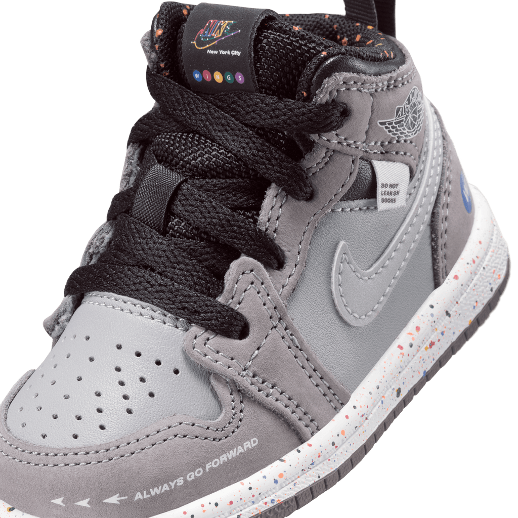 Baby/Toddler Jordan 1 Mid Wings "NYC Subway"