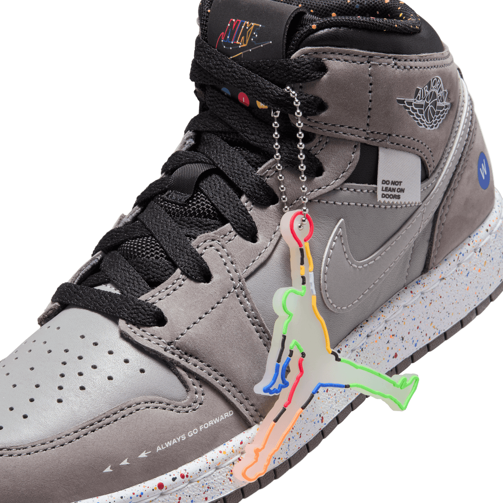 Big Kids' Jordan 1 Mid Wings "NYC Subway"