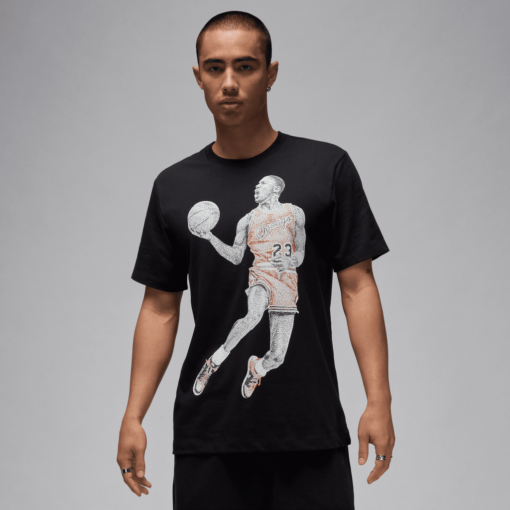 Men's Jordan Short Sleeve T-Shirt "Black Sail"