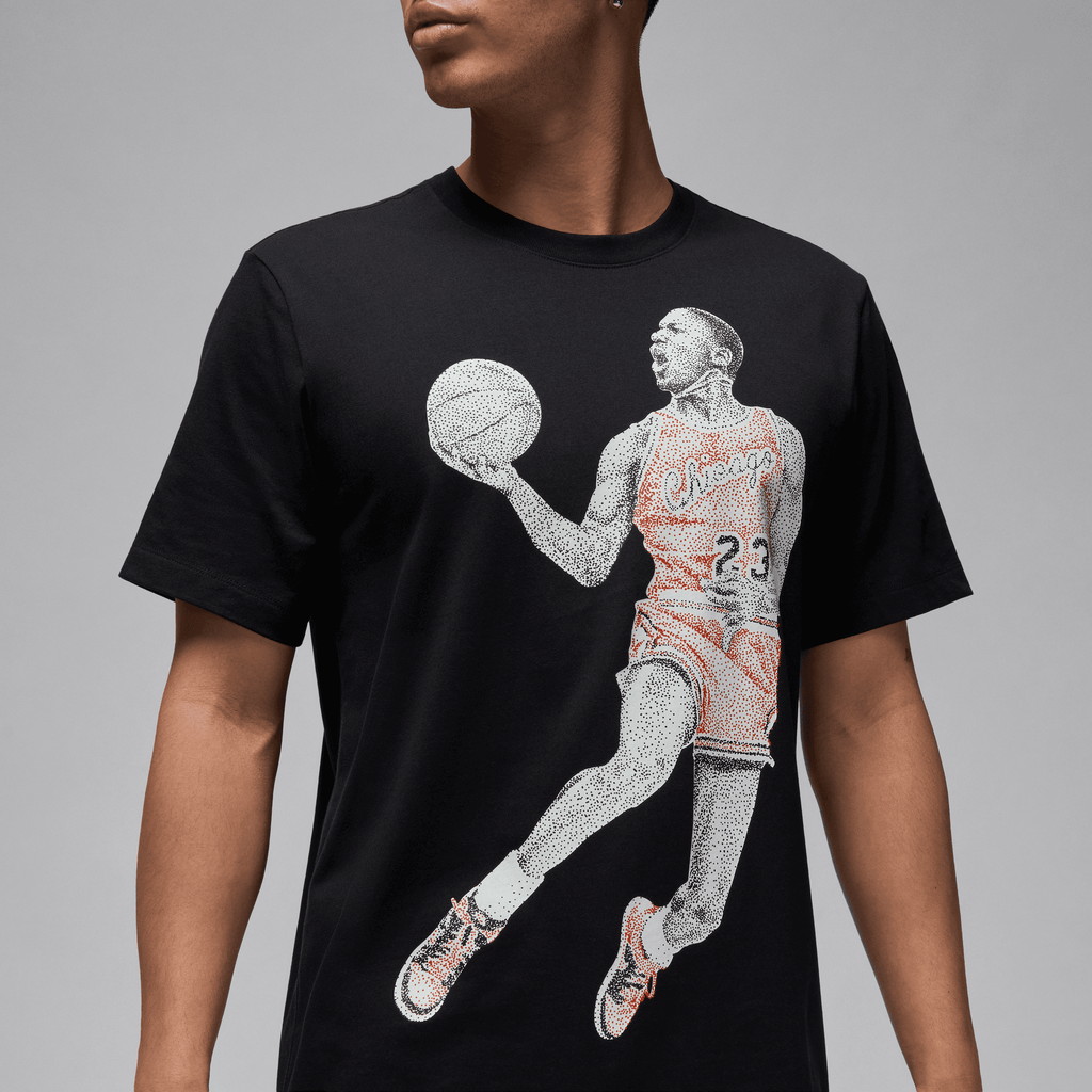 Men's Jordan Short Sleeve T-Shirt "Black Sail"