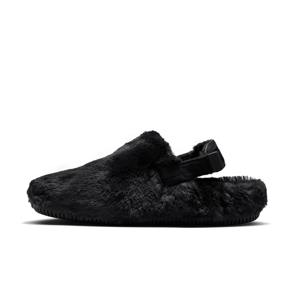 Women's Nike Calm Mule SE NA "Black Fur"