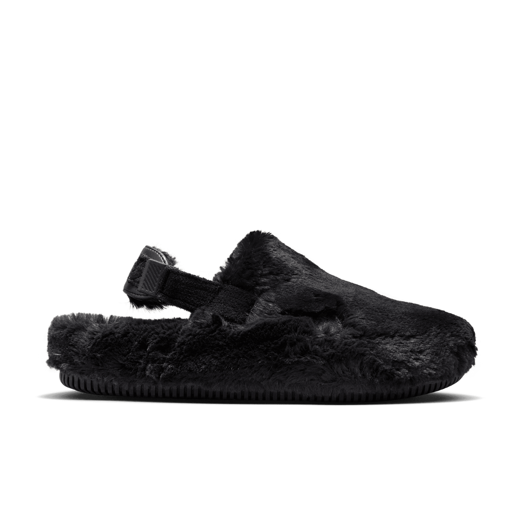 Women's Nike Calm Mule SE NA "Black Fur"