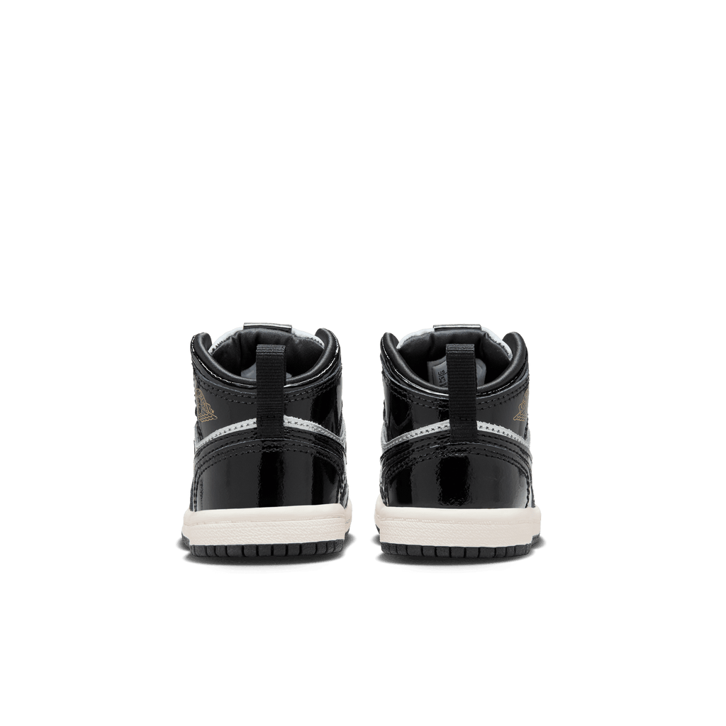 Baby/Toddler Jordan 1 Mid SE "Black Metallic Silver"