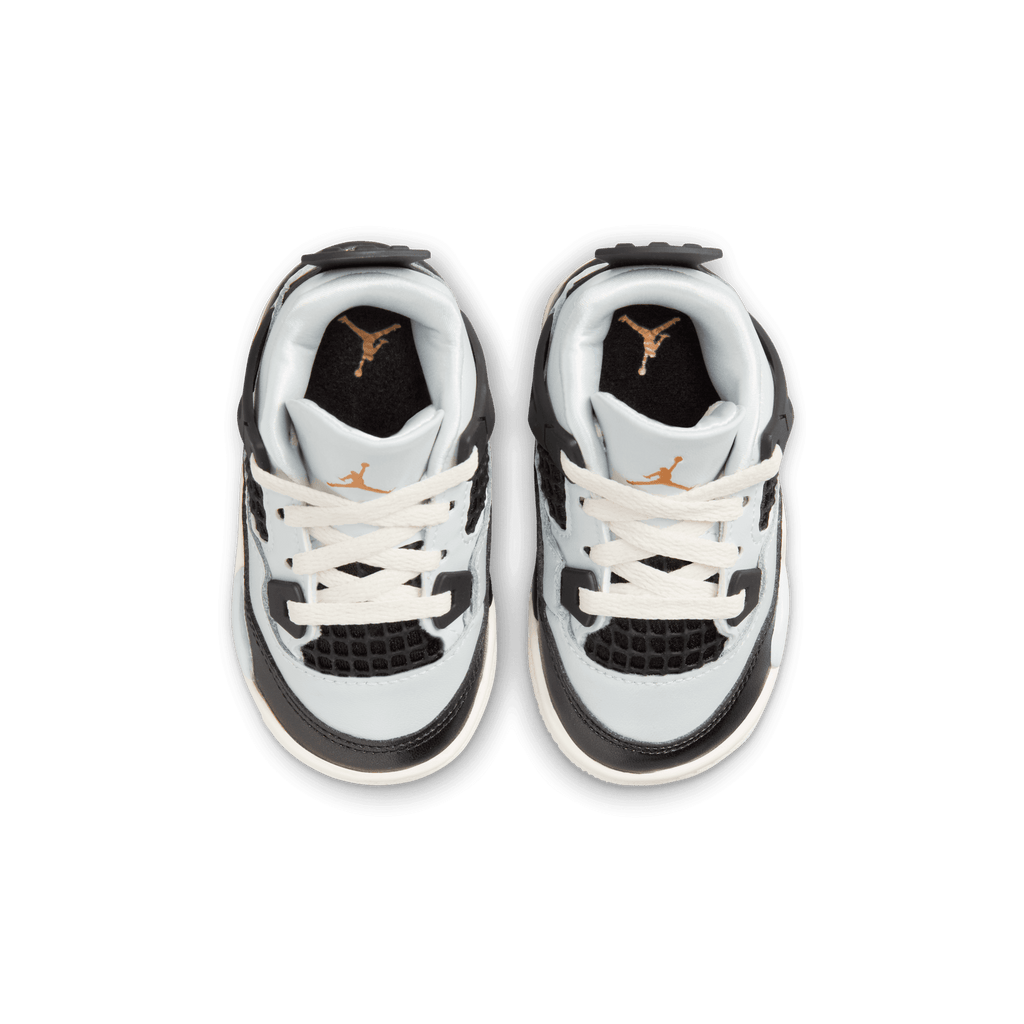 Baby/Toddler Jordan 4 Retro "Platinum Gold"