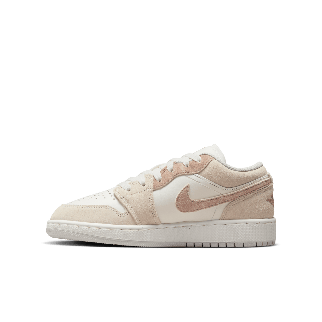 Big Kids' Air Jordan 1 Low SE "Light Brown"