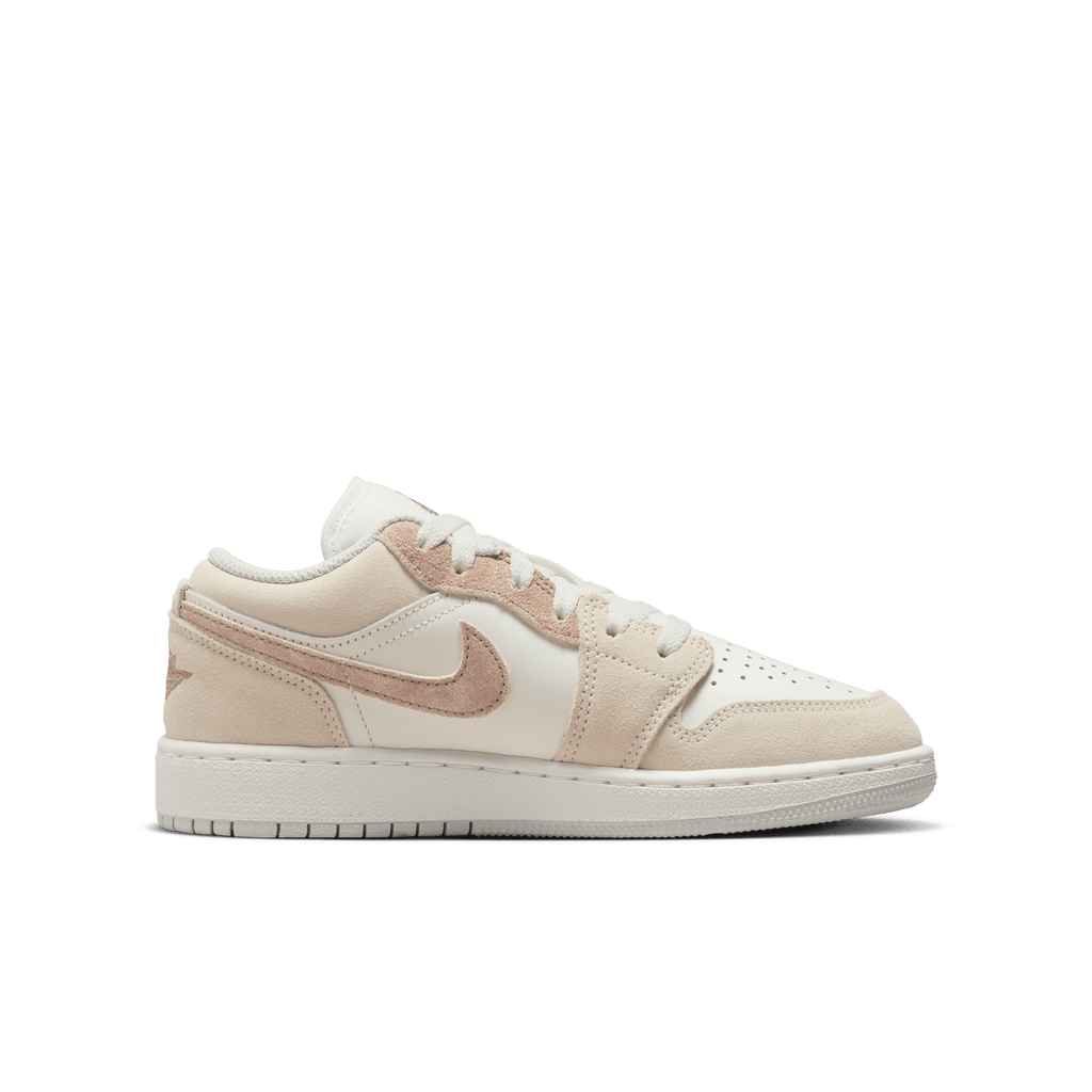 Big Kids' Air Jordan 1 Low SE "Light Brown"