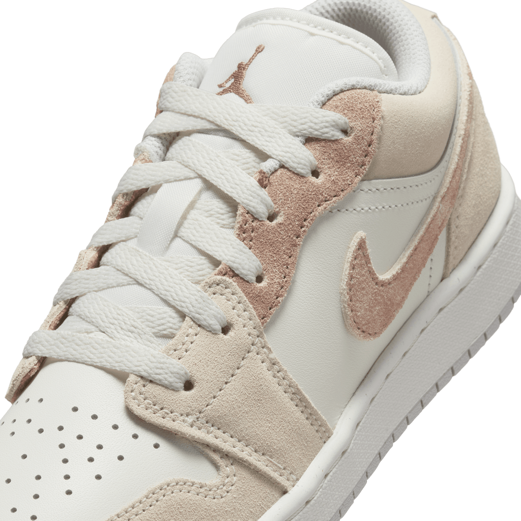 Big Kids' Air Jordan 1 Low SE "Light Brown"