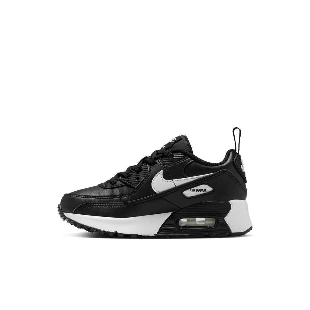 Little Kids' Nike Air Max 90 "Black White"