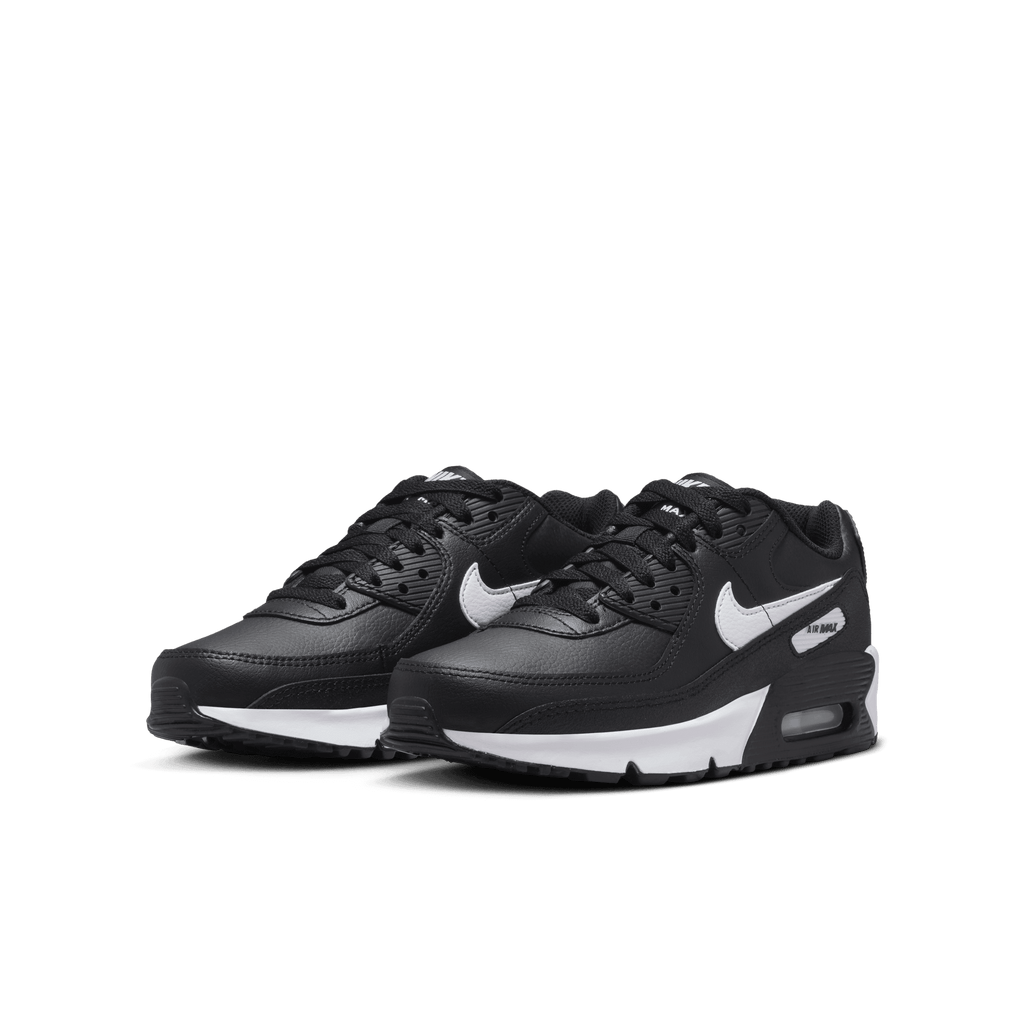 Big Kids' Nike Air Max 90 "Black White"