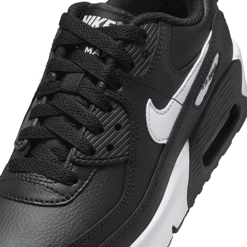 Big Kids' Nike Air Max 90 "Black White"