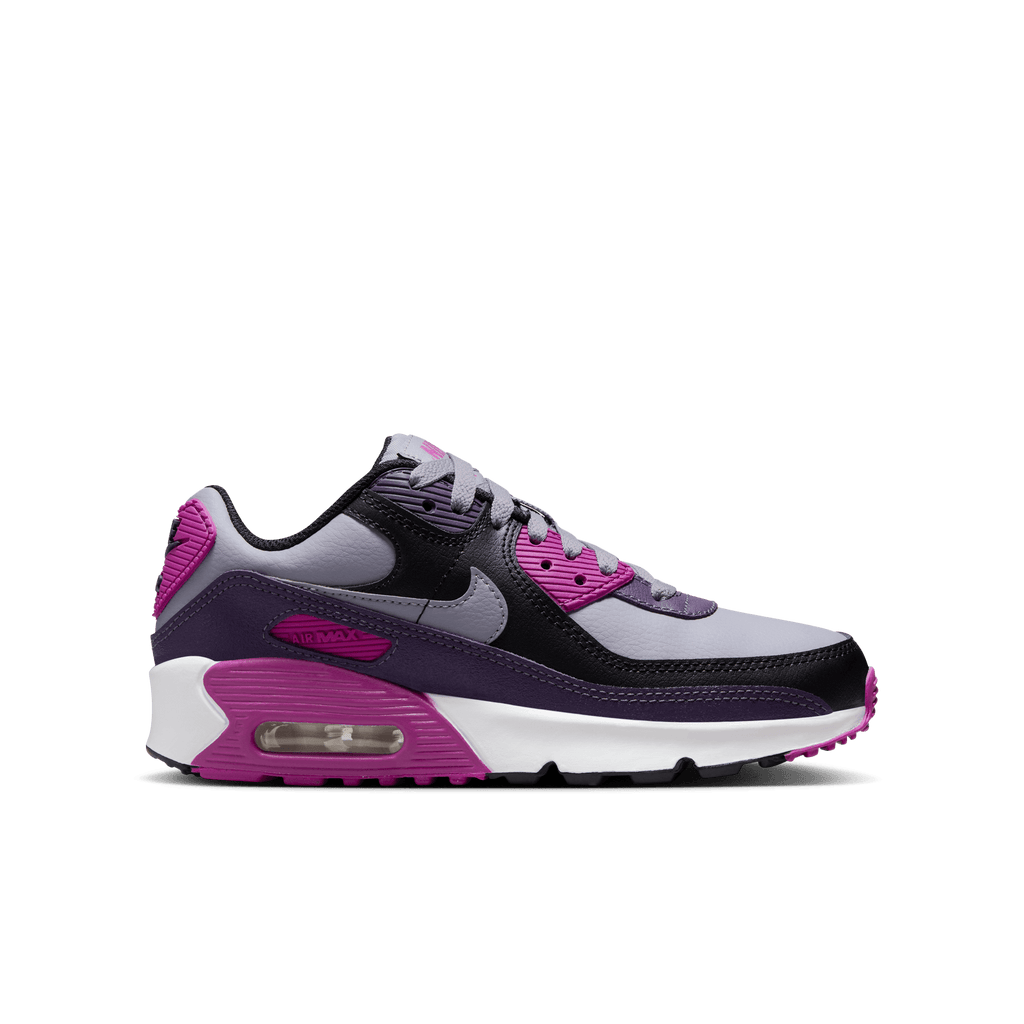 Big Kids' Nike Air Max 90 "Cement Grey Dark Raisin"