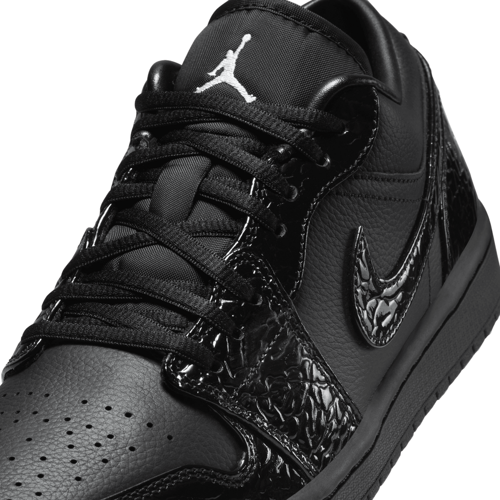 Women's Air Jordan 1 Low SE "Black Croc"