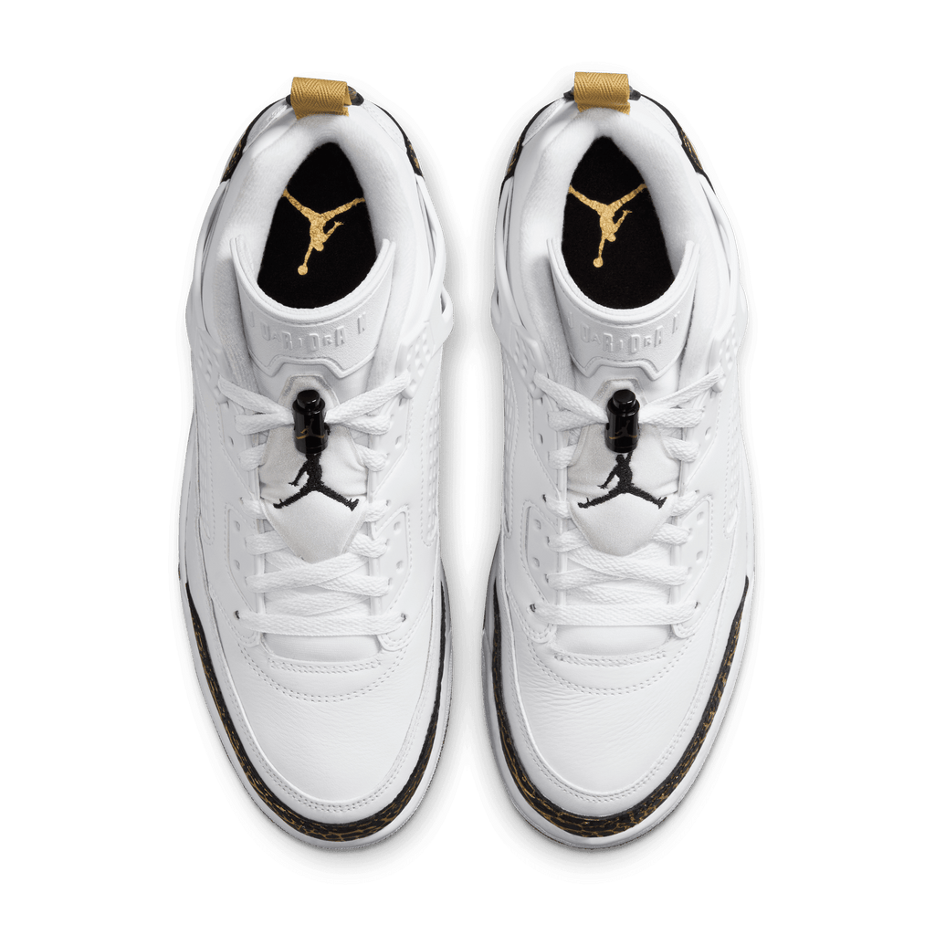 Men's Jordan Spizike Low "White Black Metallic Gold"