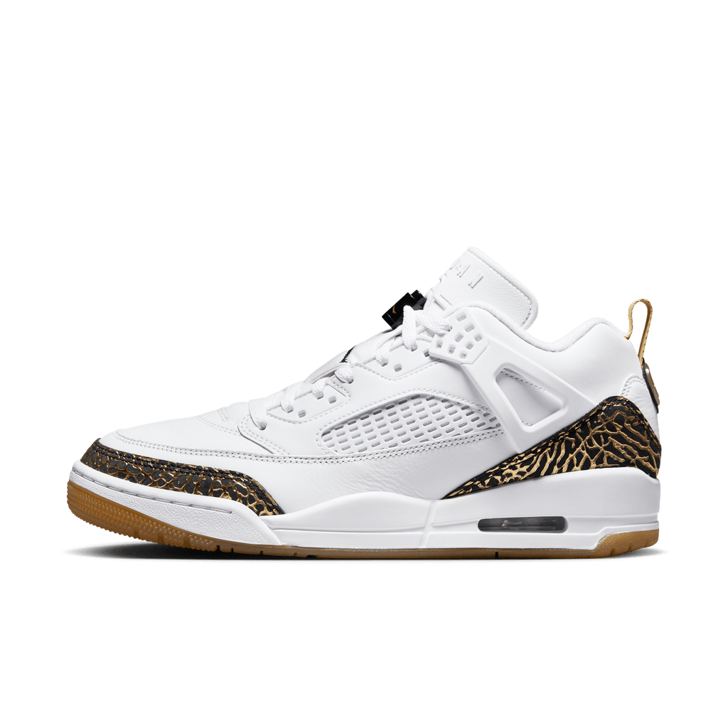 Men's Jordan Spizike Low "White Black Metallic Gold"