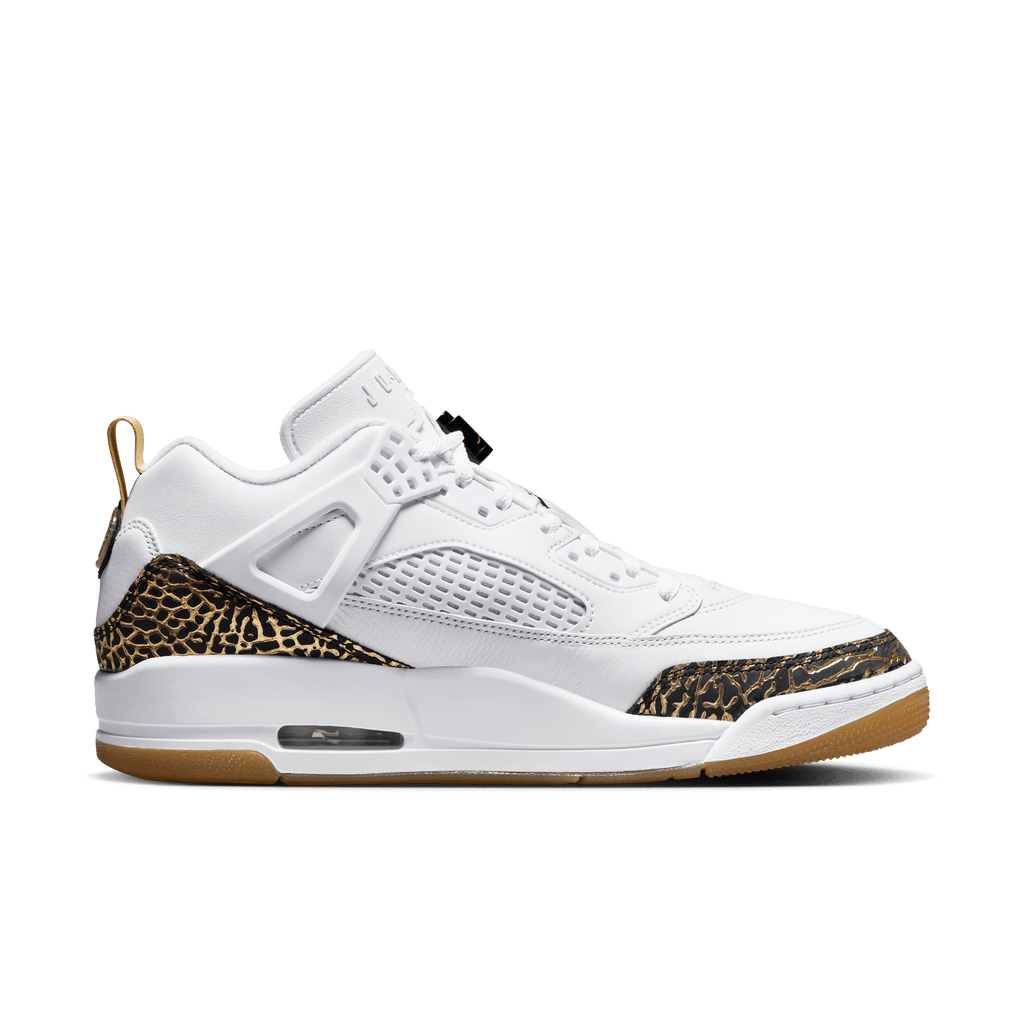 Men's Jordan Spizike Low "White Black Metallic Gold"