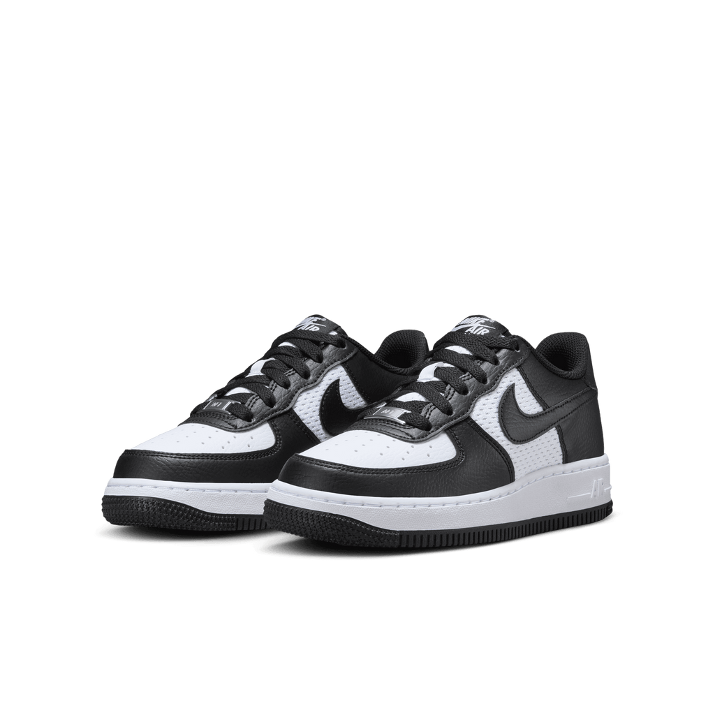 Big Kids' Nike Air Force 1 "Black White Mesh"