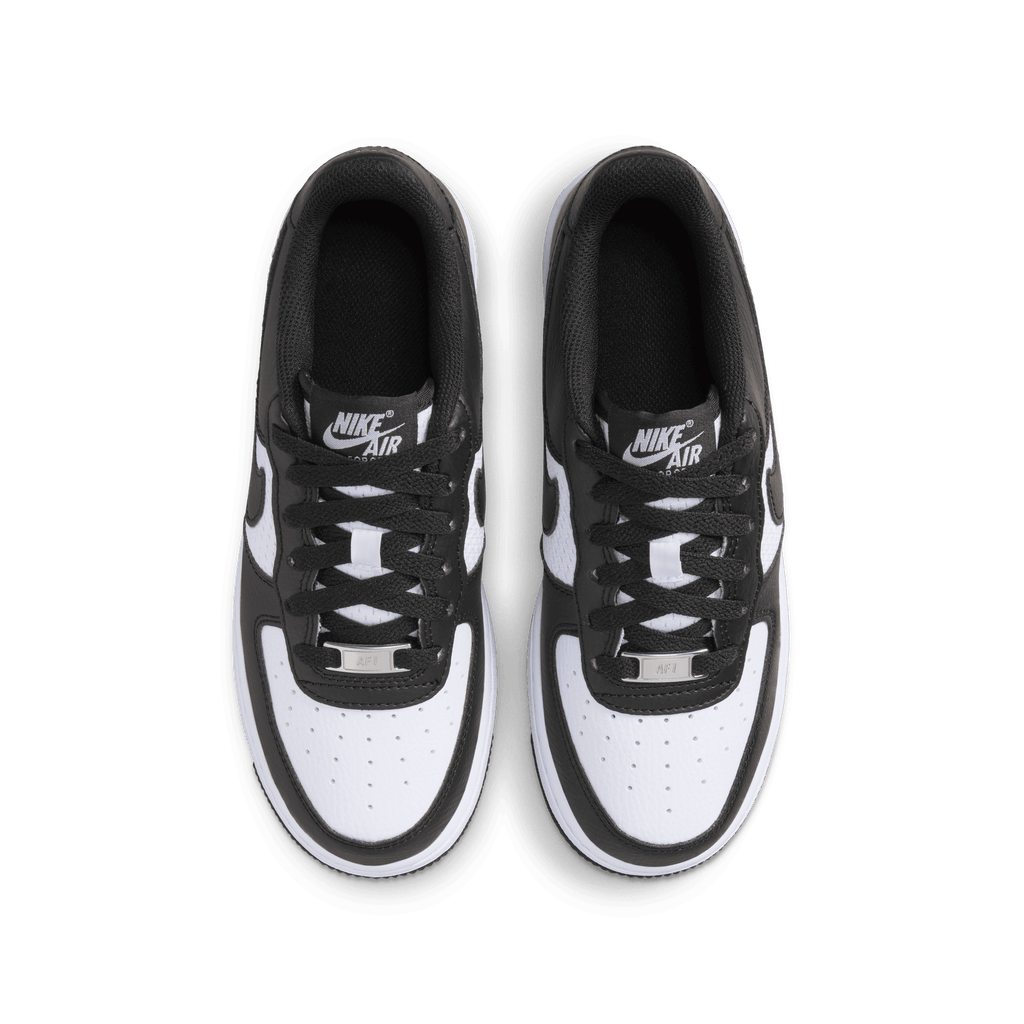 Big Kids' Nike Air Force 1 "Black White Mesh"