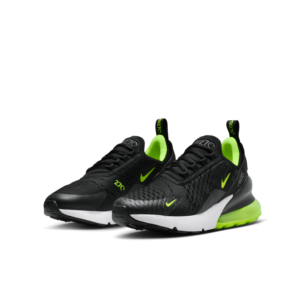 Big Kids' Nike Air Max 270 "Black Lightning Volt"