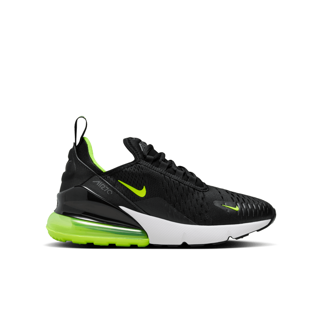 Big Kids' Nike Air Max 270 "Black Lightning Volt"