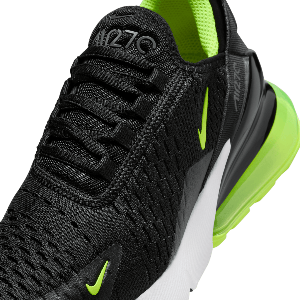 Big Kids' Nike Air Max 270 "Black Lightning Volt"