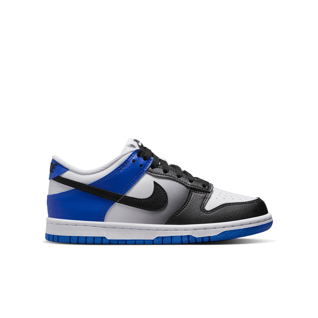 Big Kids' Nike Dunk Low "Game Royal White Black"