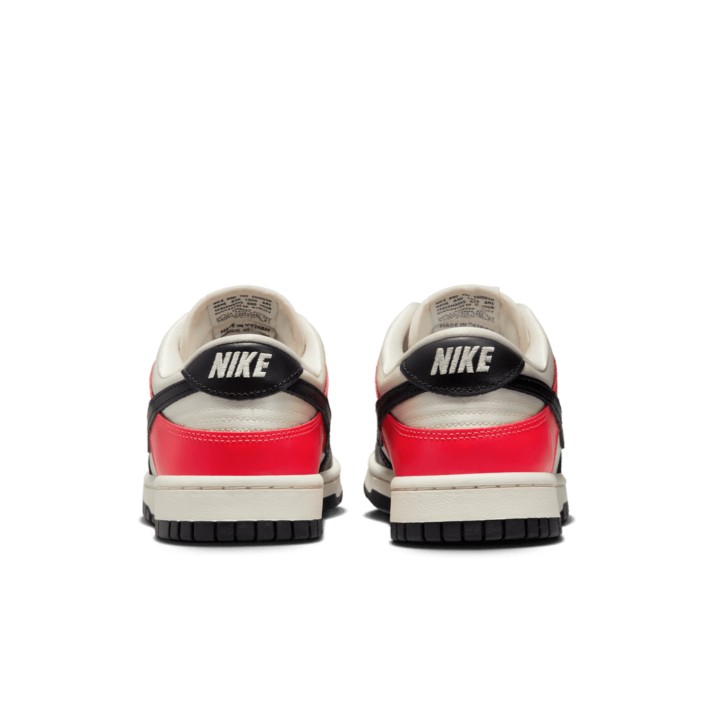 Women's Nike Dunk Low SE " Black Toe Bright Crimson"