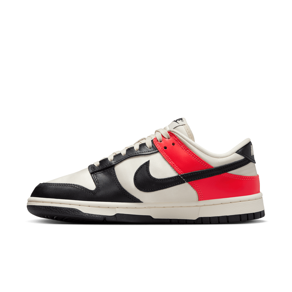 Women's Nike Dunk Low SE " Black Toe Bright Crimson"