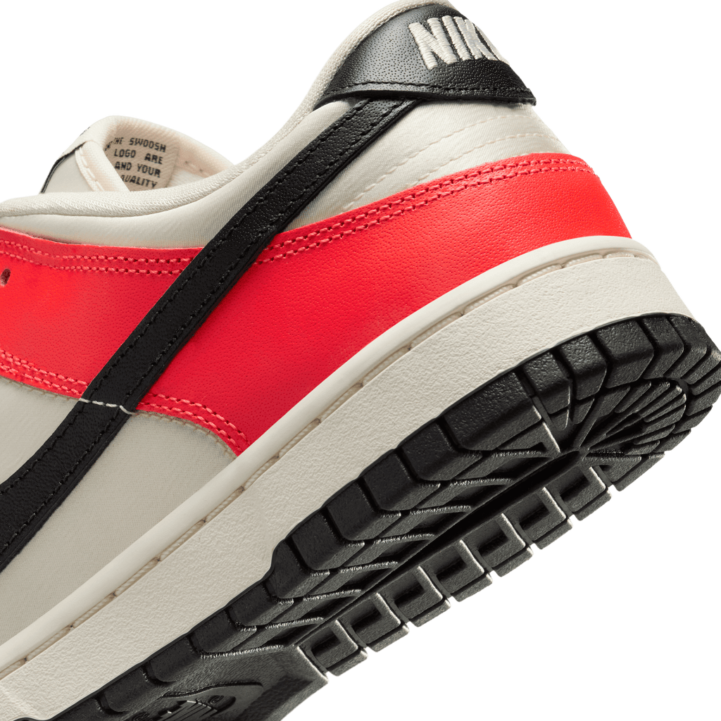 Women's Nike Dunk Low SE " Black Toe Bright Crimson"