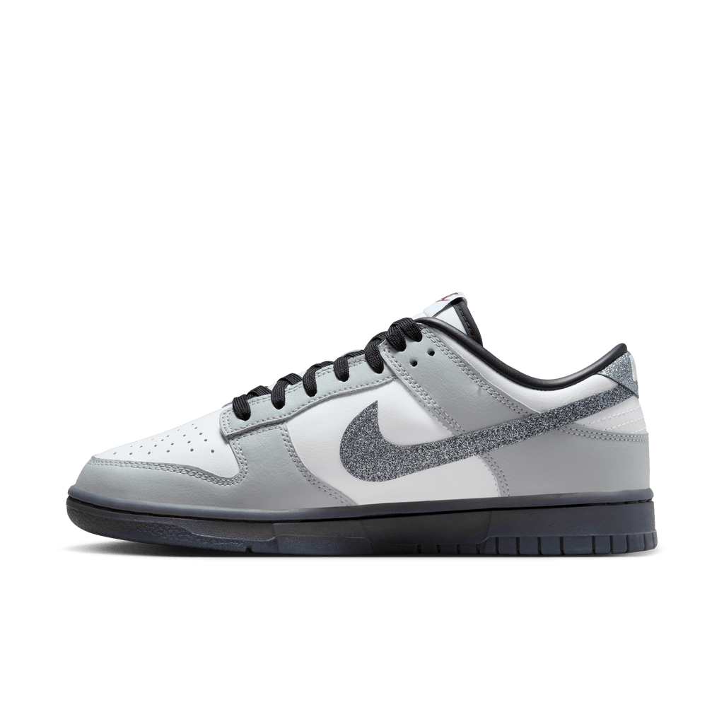 Women's Nike Dunk Low LX "Glitter Swoosh Smoke Grey"