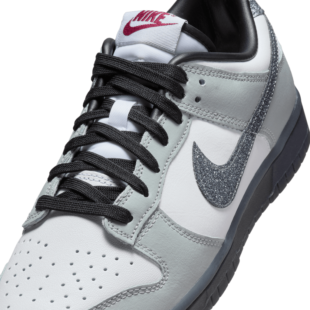 Women's Nike Dunk Low LX "Glitter Swoosh Smoke Grey"