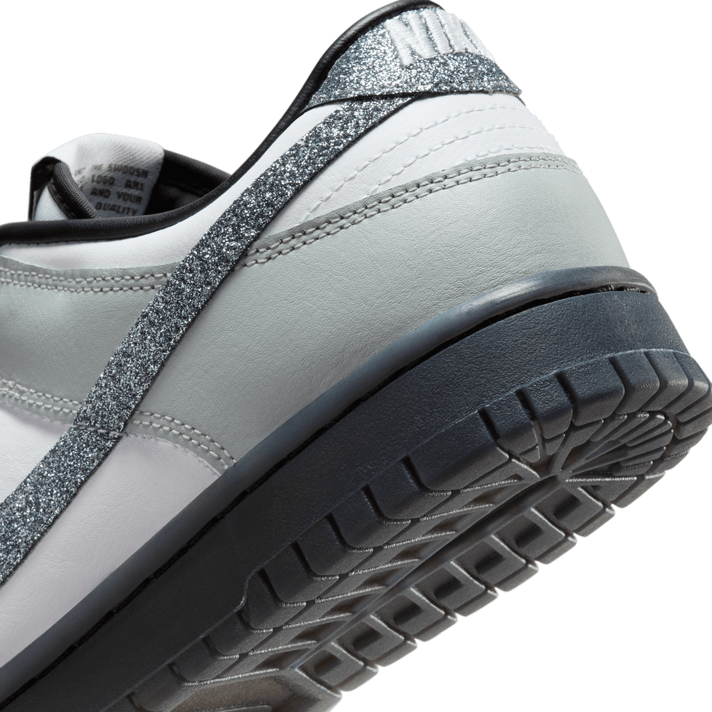 Women's Nike Dunk Low LX "Glitter Swoosh Smoke Grey"