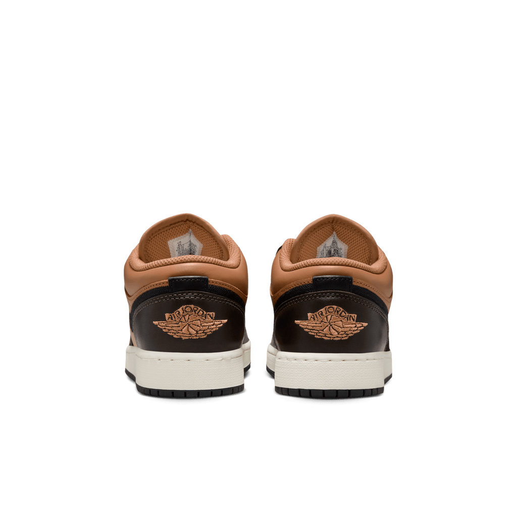 Big Kids' Air Jordan 1 Low SE BG "Flax Baroque Brown"