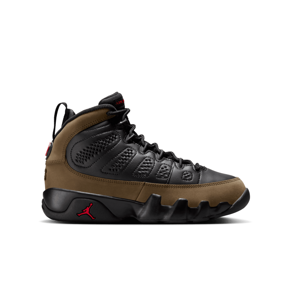 Big Kids' Air Jordan 9 Retro "Olive"