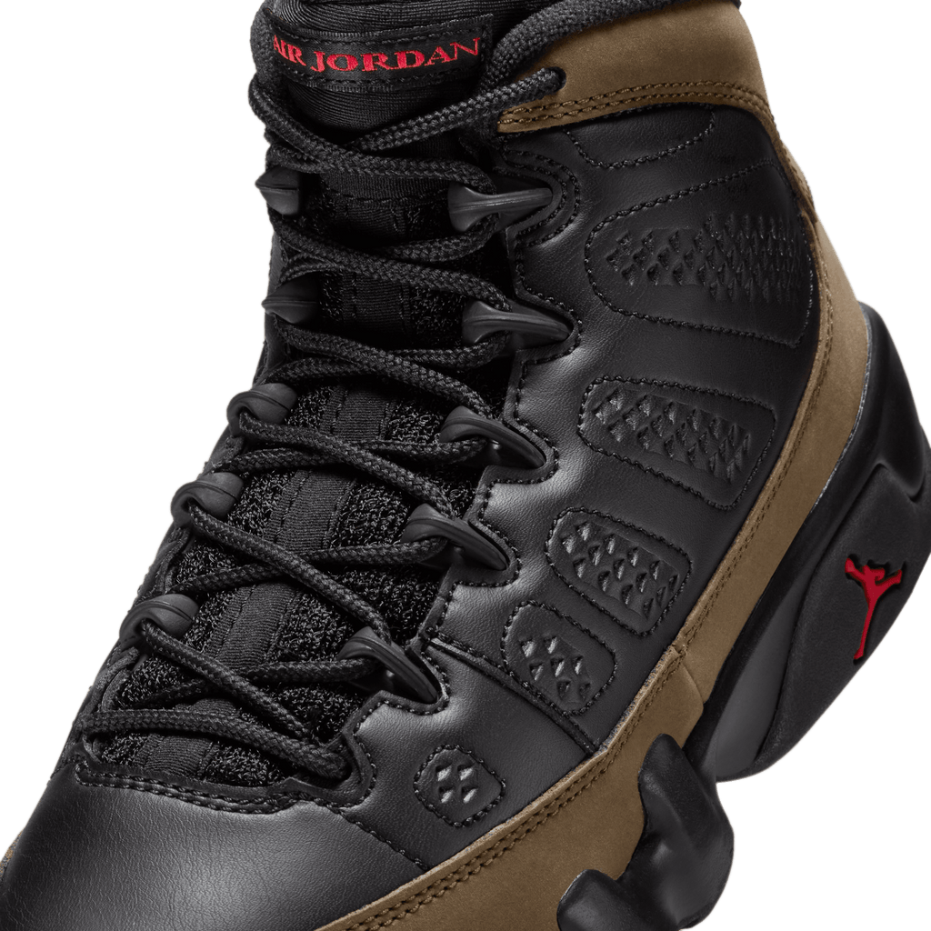 Big Kids' Air Jordan 9 Retro "Olive"