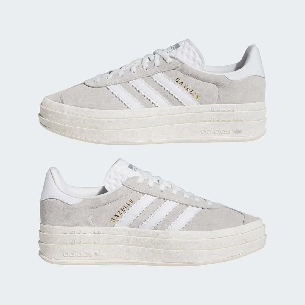 Women's Adidas Gazelle Bold "Grey White"