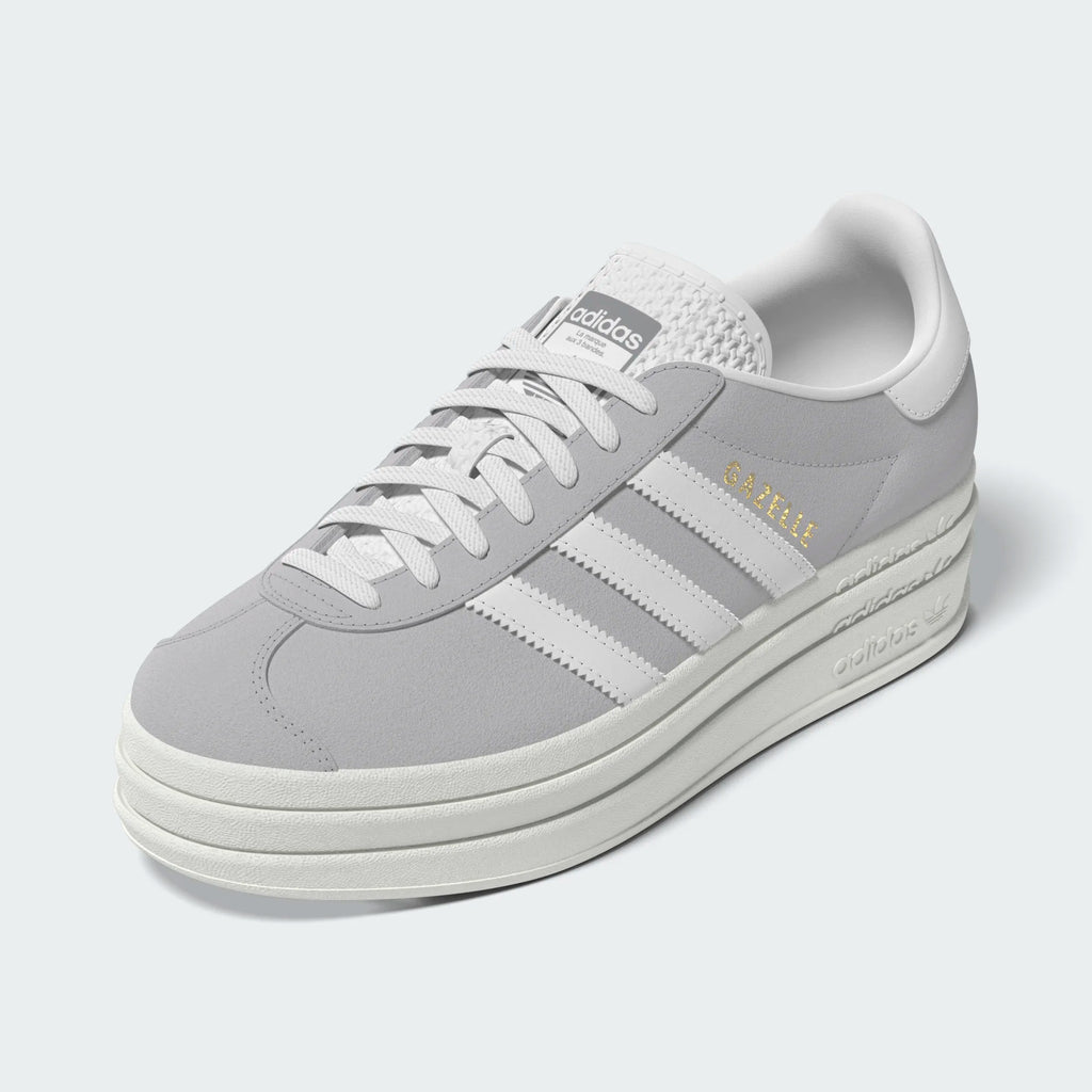 Women's Adidas Gazelle Bold "Grey White"