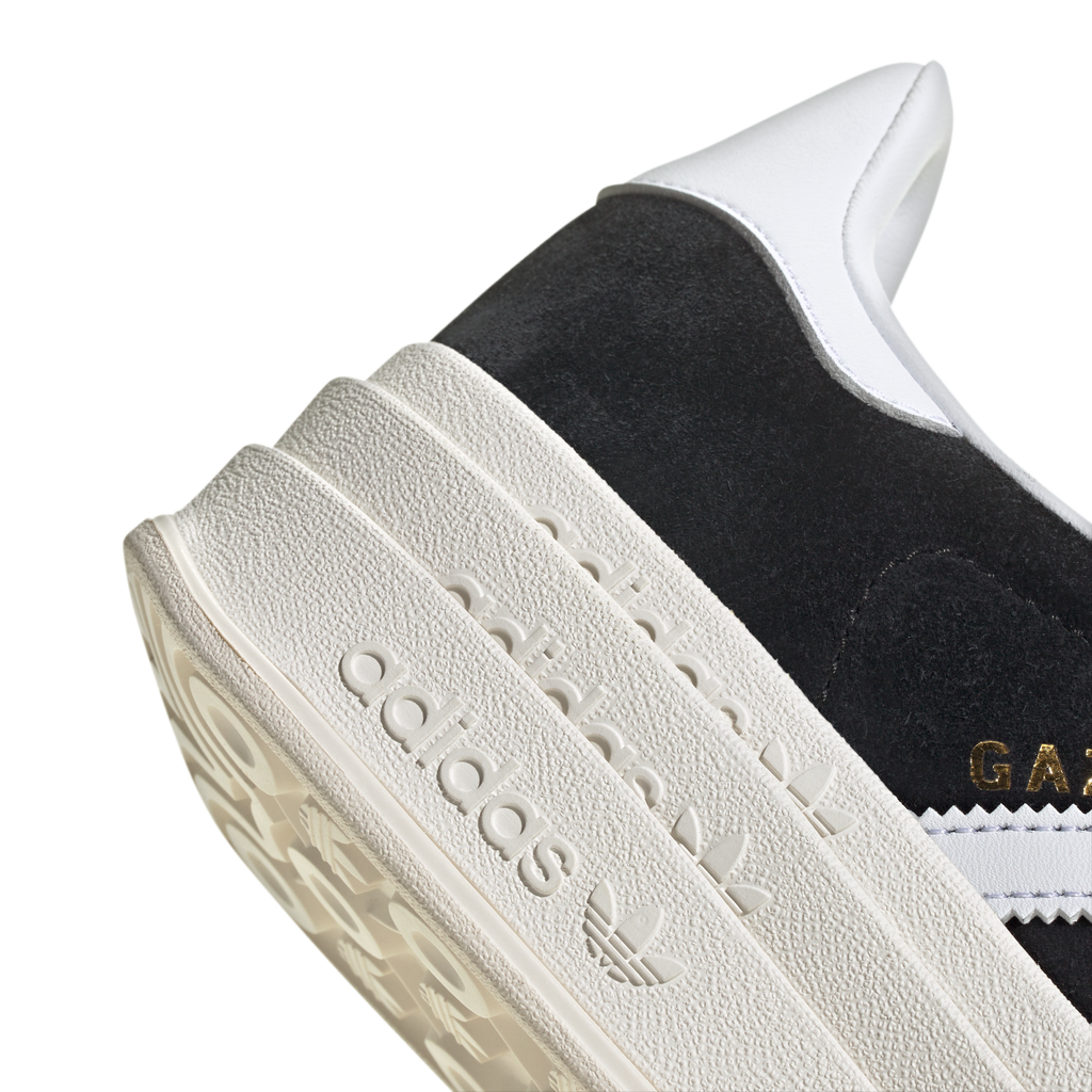 Women's Adidas Originals Gazelle BOLD " Core Black White"