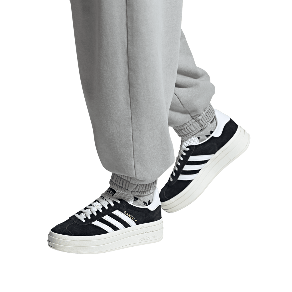 Women's Adidas Originals Gazelle BOLD " Core Black White"