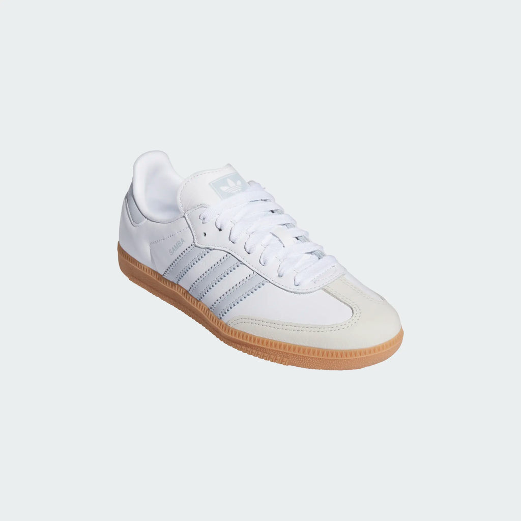 Women's Adidas Originals Samba OG "Cloud White Halo Blue"