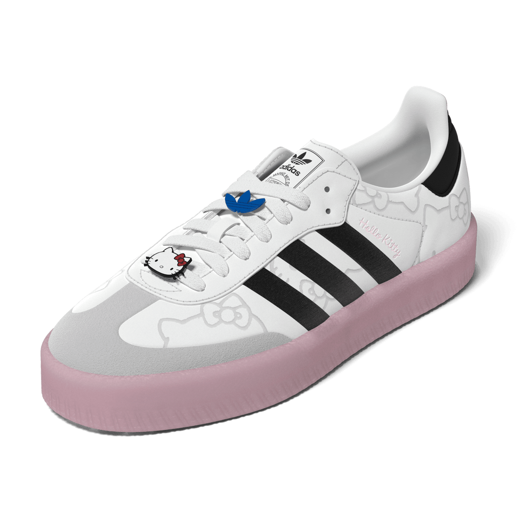 Women's Adidas Sambae Hello Kitty "White Black Clear Pink"